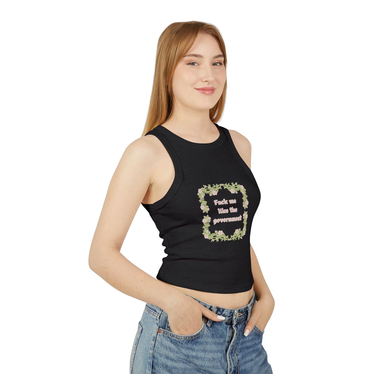 F*ck Me Like the Government Crop Top Tank