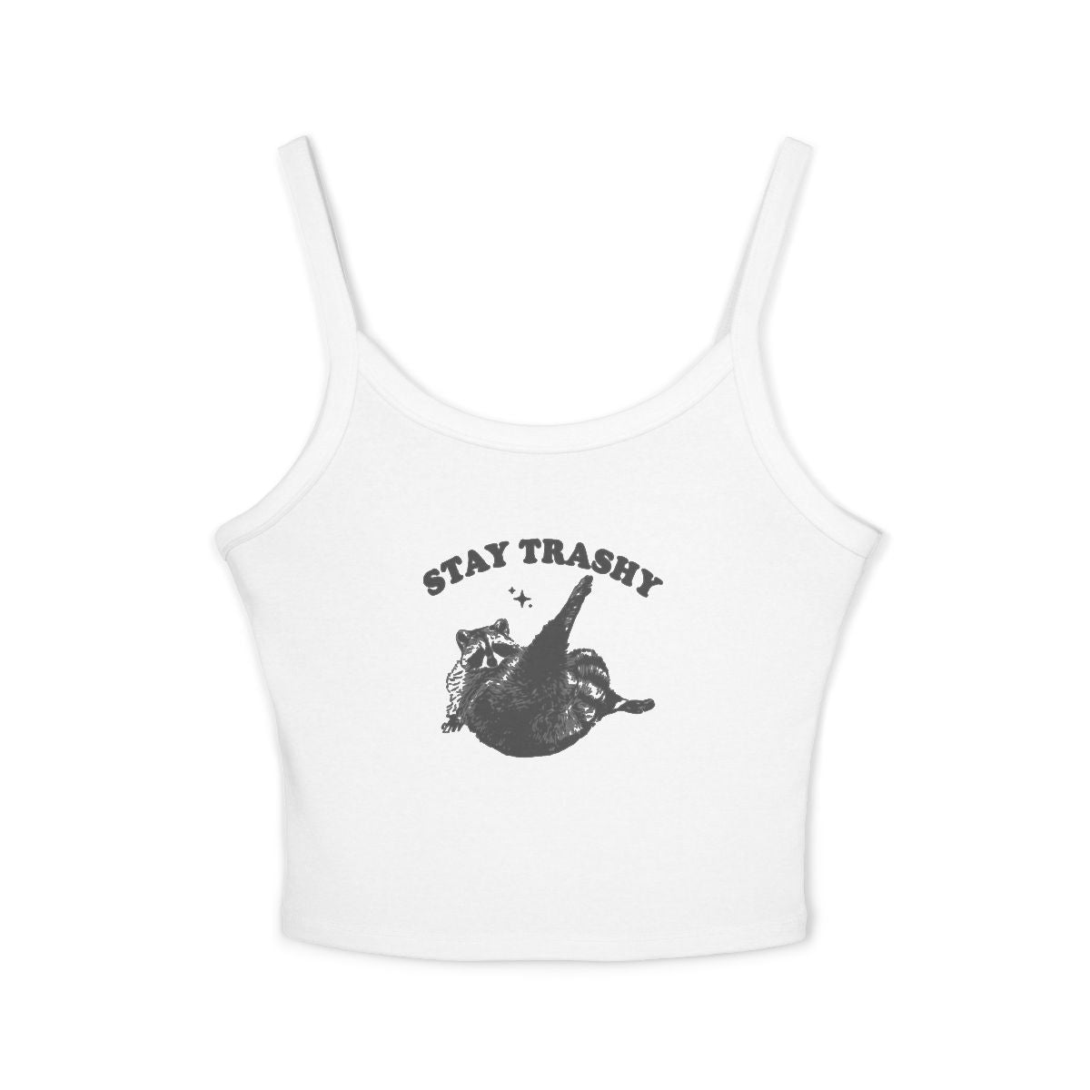 Stay Trashy Crop Top Tank