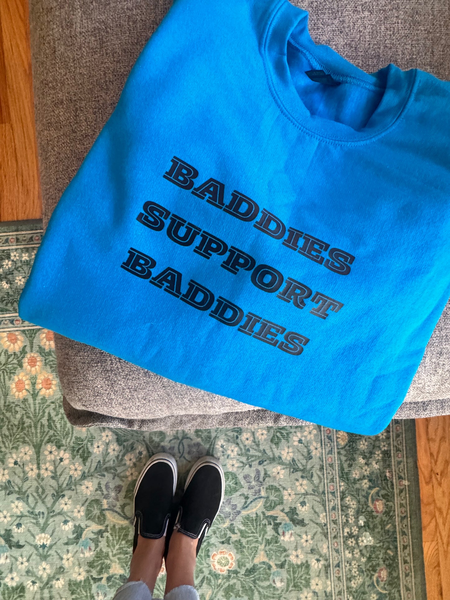 TWO AVAILABLE - Vivid Blue Baddies Support Baddies Crew